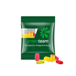 Minitüte,15 g, kompostierbare Folie transparent, Trolli Fruchtgummi Handy