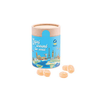 Papierdose Eco Maxi, Honigbienen Bonbons