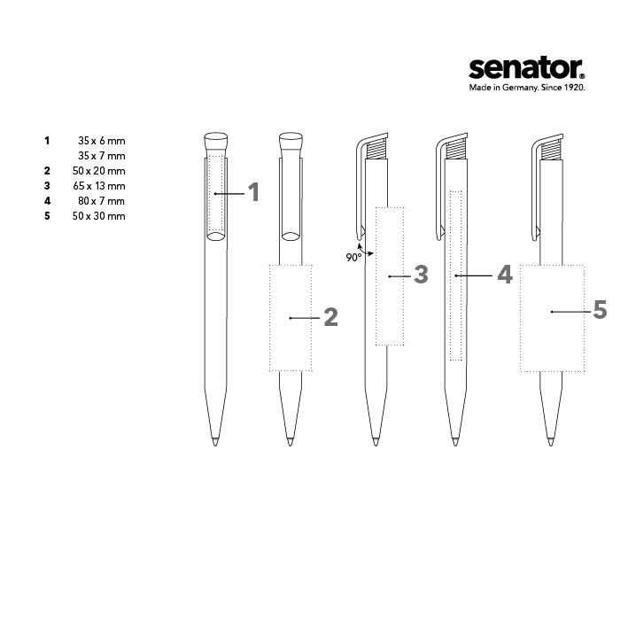 senator Super Hit Frosted  Druckkugelschreiber
