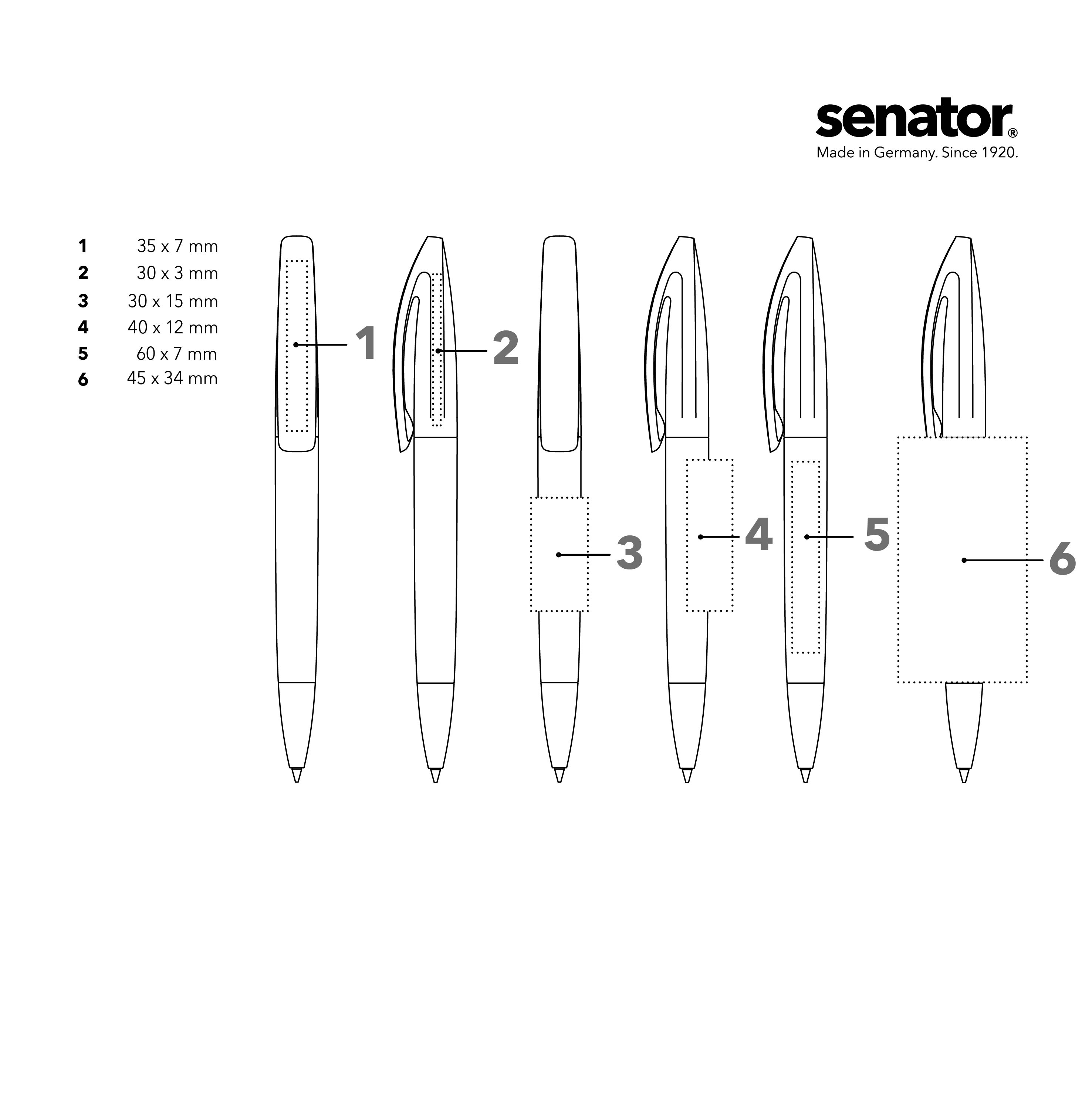 senator Bridge Polished MT  Drehkugelschreiber