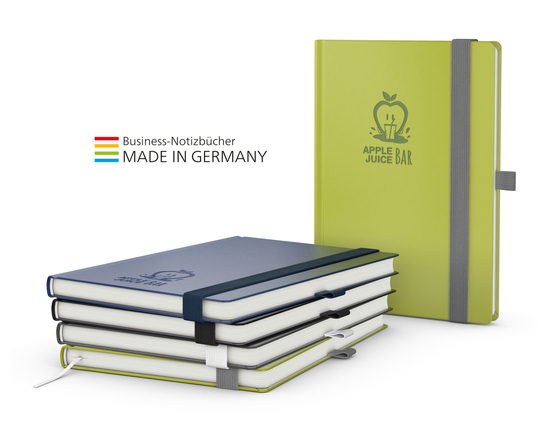 Notizbuch Organic-Book green+blue, grün