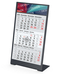 Tischkalender Desktop 3 Color Bestseller, 1 Jahr, anthrazit