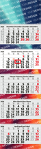 5-Monatskalender Grande Wire-O 5 Bestseller (Mehrblock)