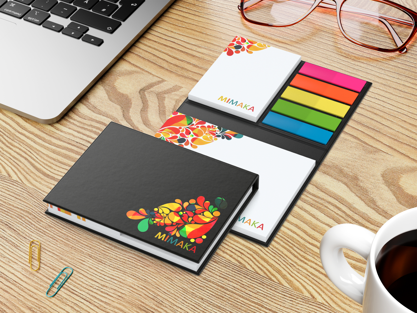 Haftnotiz-Set London Bookcover Individuell Bestseller, gloss-individuell
