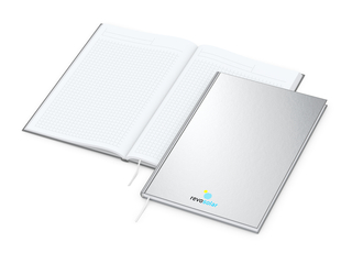 Notizbuch Memo-Book Bestseller, A4, matt-silber