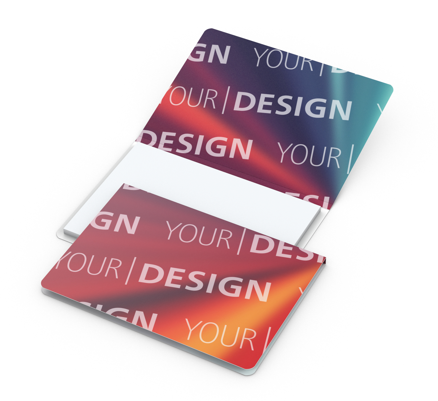 Haftnotiz Memo-Card White Bestseller, matt-individuell