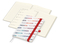 Wochenplaner Match-Hybrid Creme Bestseller, Natura individuell, rot