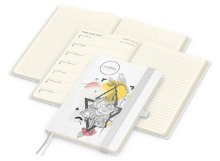 Wochenplaner Match-Hybrid Creme Bestseller, Natura individuell,  weiß