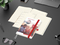 Wochenplaner Match-Hybrid Creme Bestseller, Cover-Star gloss, rot