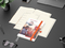 Wochenplaner Match-Hybrid Creme Bestseller, Cover-Star matt, orange