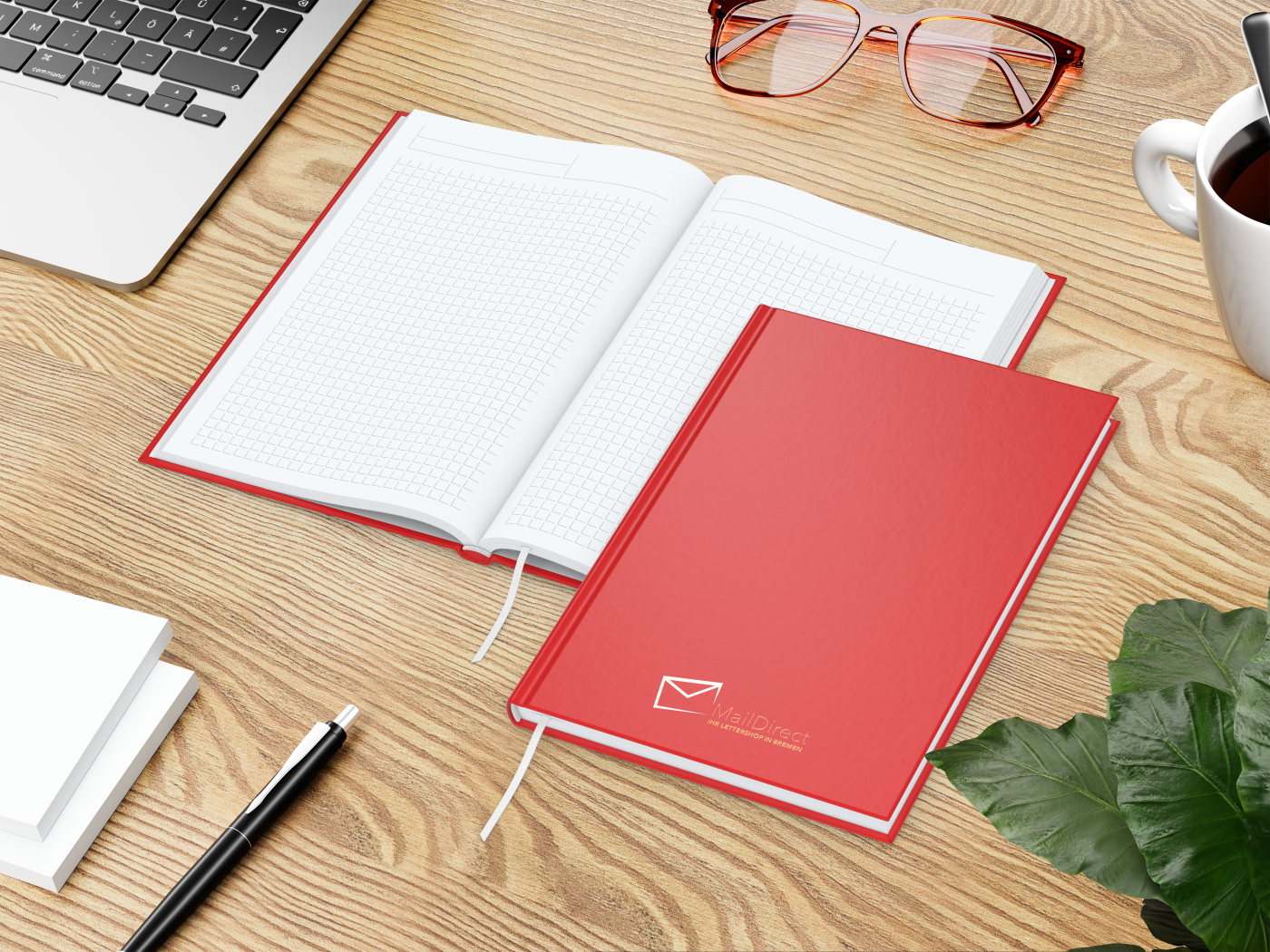 Notizbuch Note-Book Bestseller, A5, matt-rot