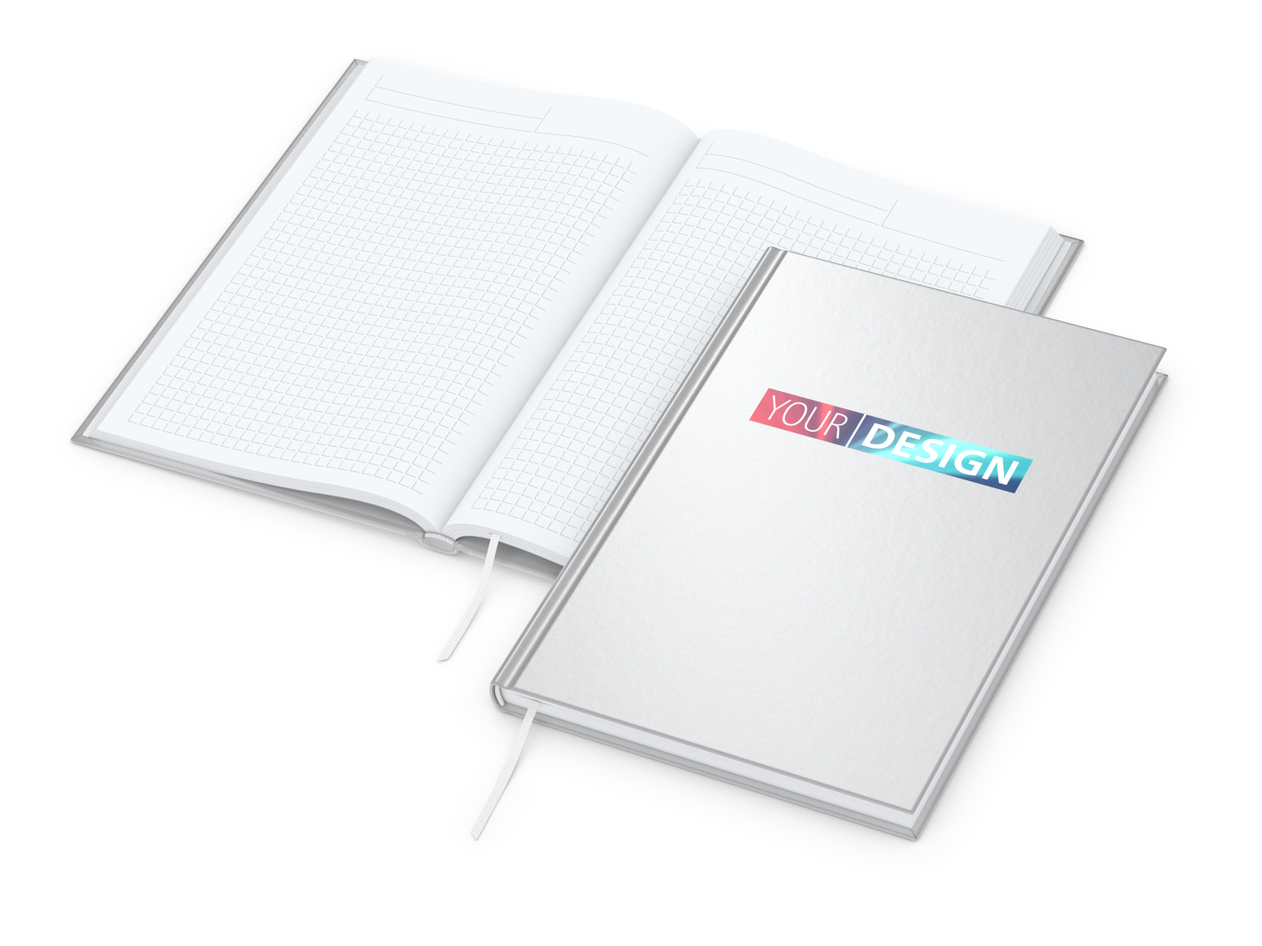 Notizbuch Note-Book Bestseller, A5, matt-silber