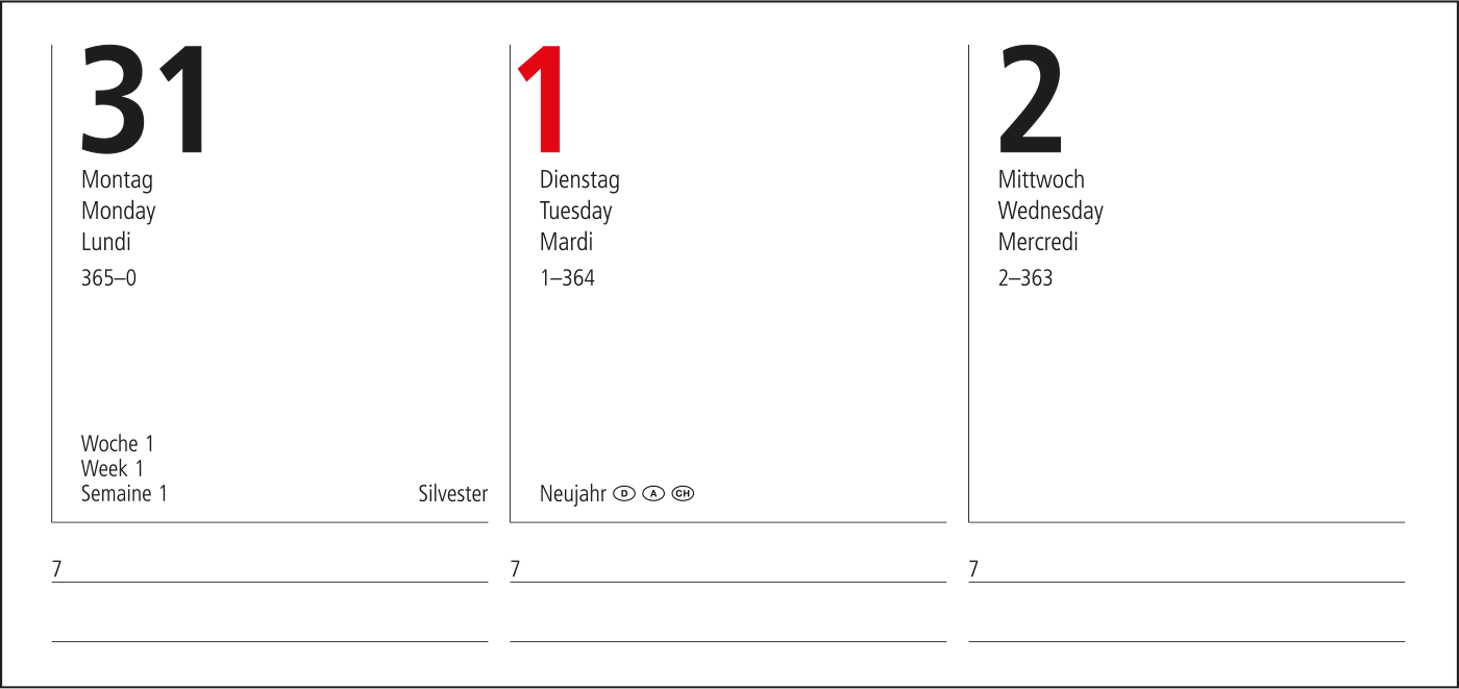 Wochenkalender Prestige Bestseller inkl. Siebdruck-Digital, dunkelblau