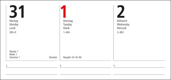 Wochenkalender Prestige Bestseller inkl. Siebdruck-Digital, dunkelblau