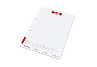 Schreibblock Bestseller, A4, 25 Blatt mit 2fach-Abheftlochung