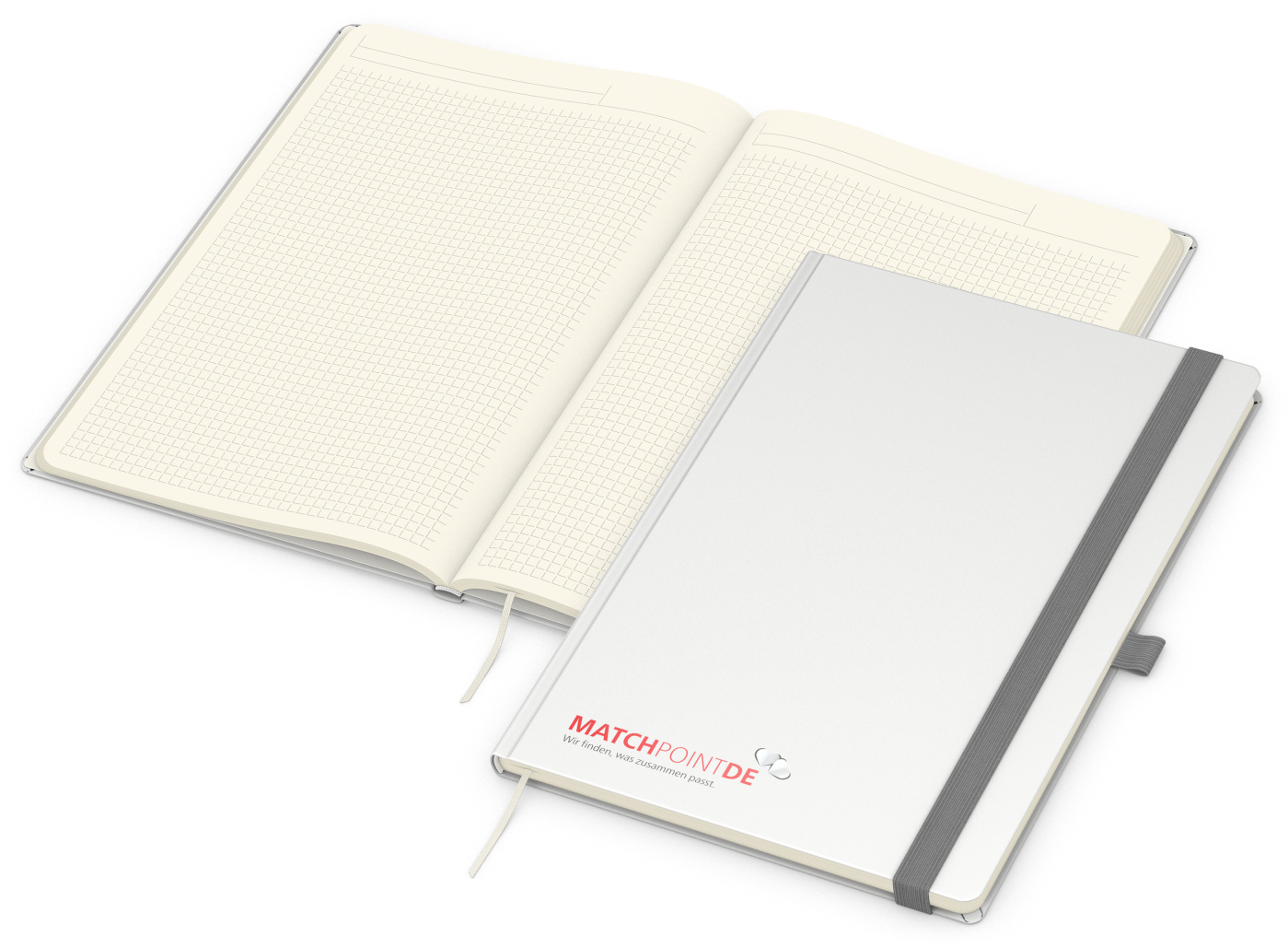 Notizbuch Vision-Book Creme Bestseller, A4, weiß