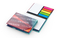 Haftnotiz-Set Wien Bookcover White Bestseller, gloss-individuell, Farbschnitt blau