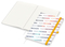 Notizbuch Match-Book, A4, Cover-Star Recycling-Matt, gelb