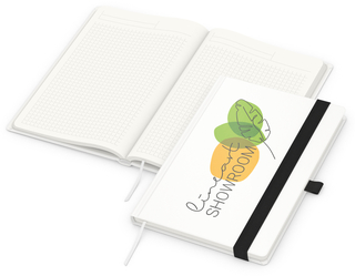 Notizbuch Match-Book, A5, Cover-Star Recycling-Matt, schwarz