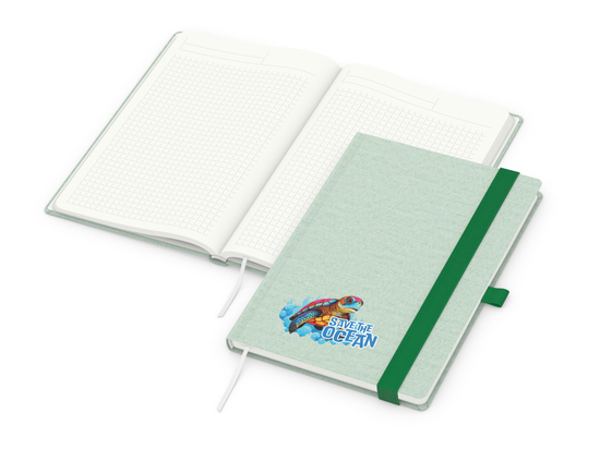Notizbuch Ocean-Book Recycling, grün