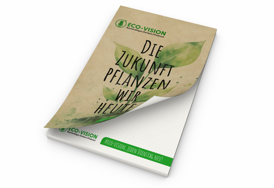 Schreibblock Cover Recycling, A5, 100 Blatt