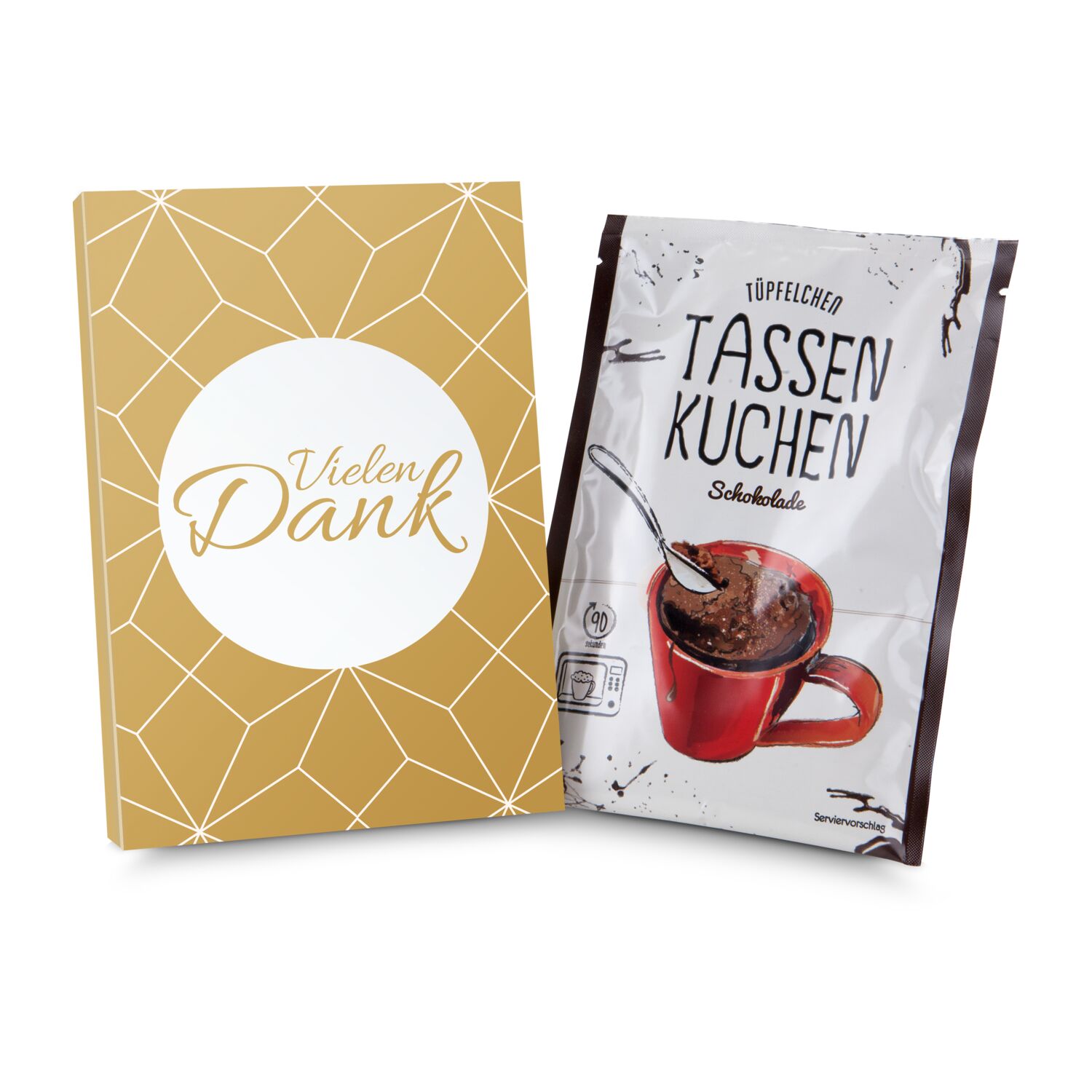 Geschenkartikel: Tassenkuchen 70 g, Vielen Dank 2K1357e