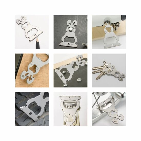 ROMINOX® Key Tool Bunny (16 Funktionen) Frohe Ostern Hase 2K2202o