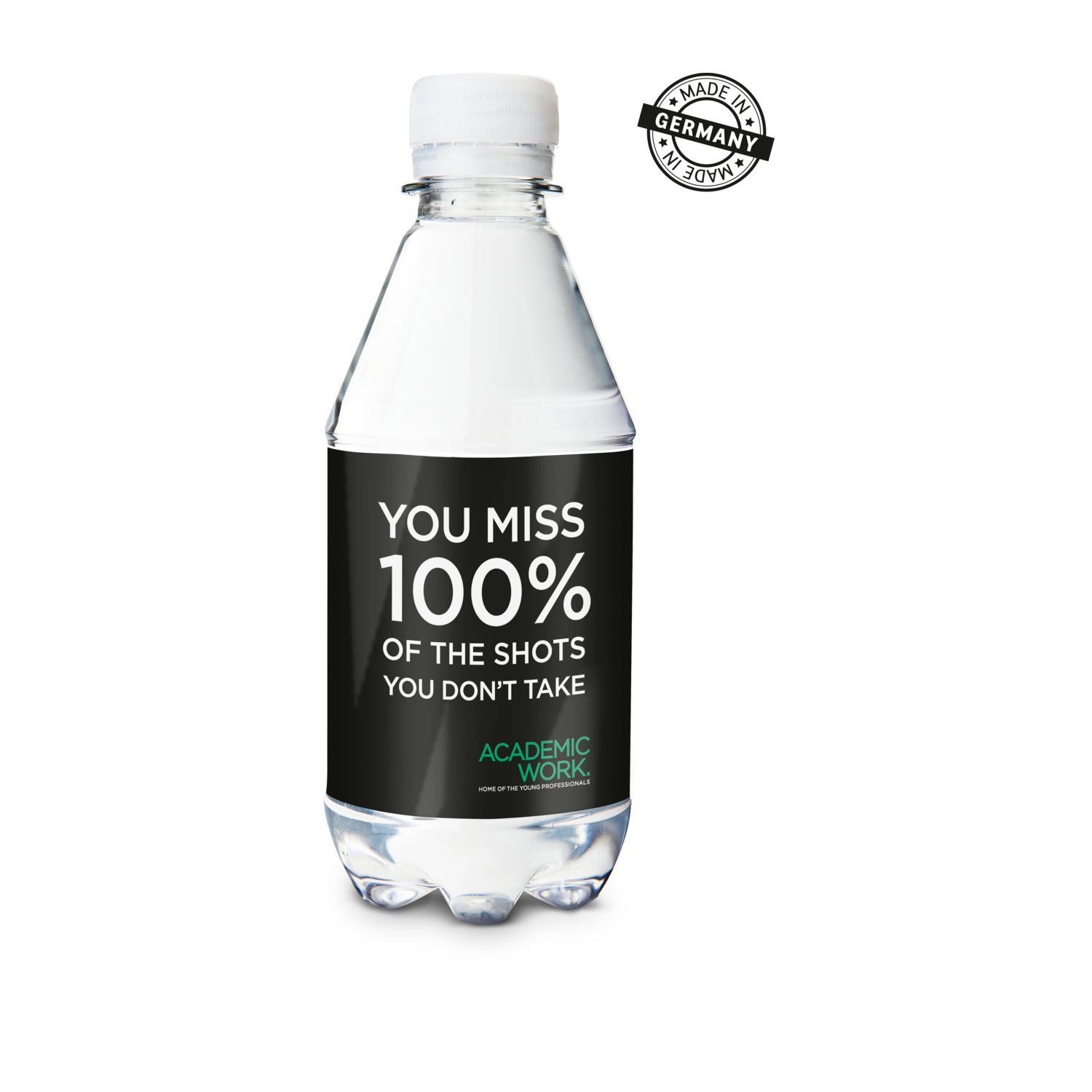 330 ml PromoWater - Mineralwasser zur Fußball Europameisterschaft, still - Eco Papier-Etikett 2P001Pf