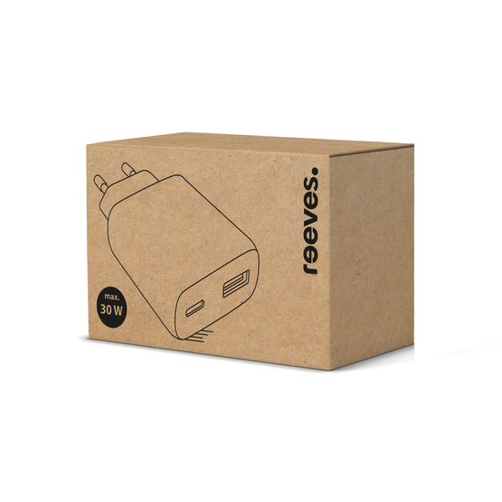 USB Ladegerät GaN 2-Port REEVES-TOMARES 30 Watt