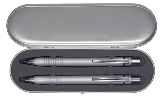 Schreib-Set TRIANGLE incl. 2-er Metall-Etui