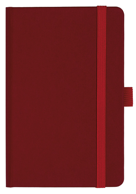 Notizbuch Style Small im Format 9x14cm, Inhalt liniert, Einband Fancy in der Farbe Ruby Red