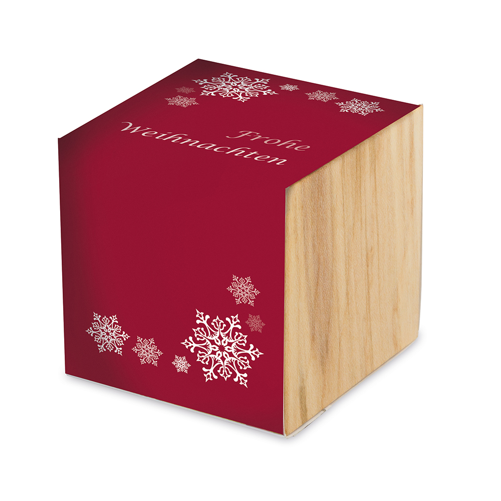 Pflanz-Holz Maxi mit Samen - Gewürzpaprika, 2 Seiten gelasert