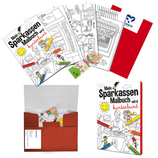 Malset A6 – Standard - Sparkassen - Tampondruck 1-c