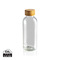 RCS rPET Flasche mit Bambus-Deckel