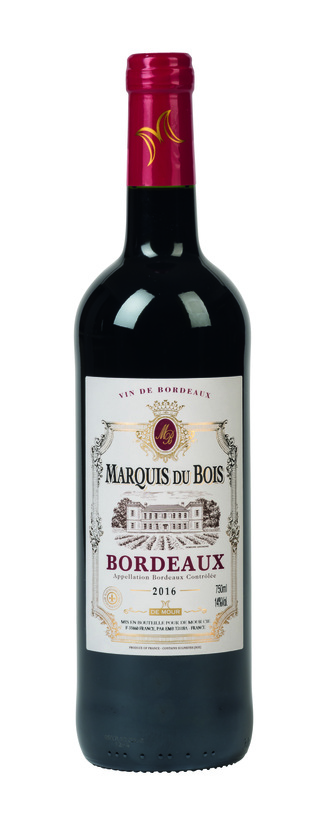 Rotwein MARQUIS DU BOIS – BORDEAUX 56-1205001