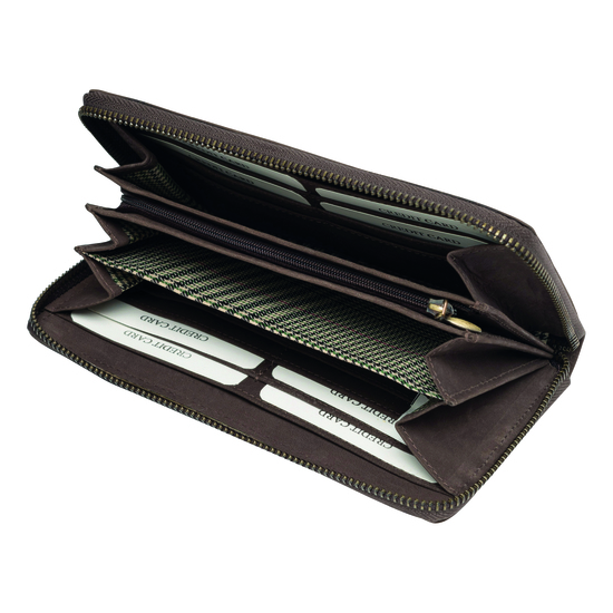 Echtleder-Geldbörse LADY