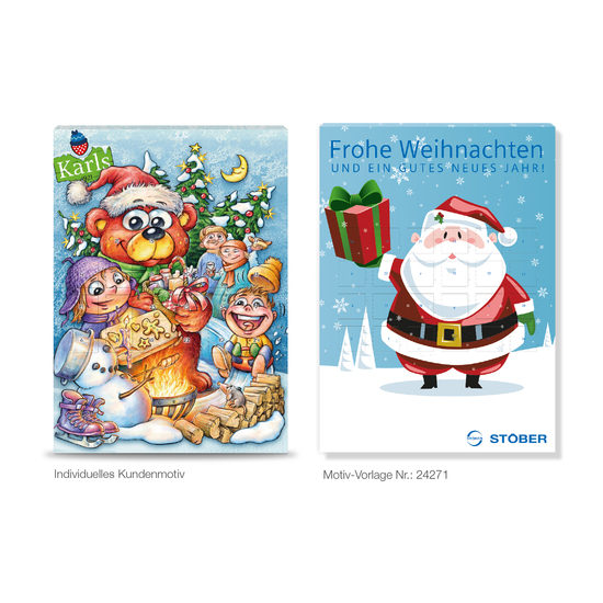 Wand-Adventskalender „Classic Design“, 75 g