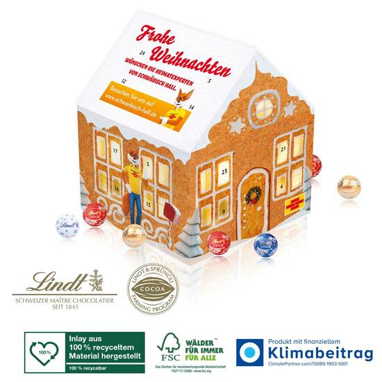 Adventskalender Lindt „Weihnachtshaus“