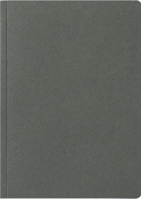 Notizheft Earth Recycling A5+, dunkelgrau