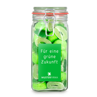 Bügelglas L grün