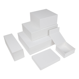 Luxus Magnetfaltkartonagen VPD039 14 x 14,5 x 5,7 cm weiss