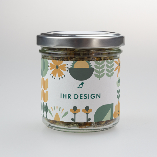 Einzelglas im Säckchen „Fit für den Tag“ Teemischung #midi