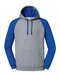 JZ96CR JERZEES Nublend® Colour-Block Raglan Hooded Sweatshirt