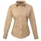 Ladies` Poplin Long Sleeve Blouse