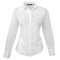 Ladies` Poplin Long Sleeve Blouse