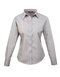 Ladies` Poplin Long Sleeve Blouse