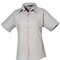 Ladies` Poplin Short Sleeve Blouse