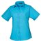 Ladies` Poplin Short Sleeve Blouse